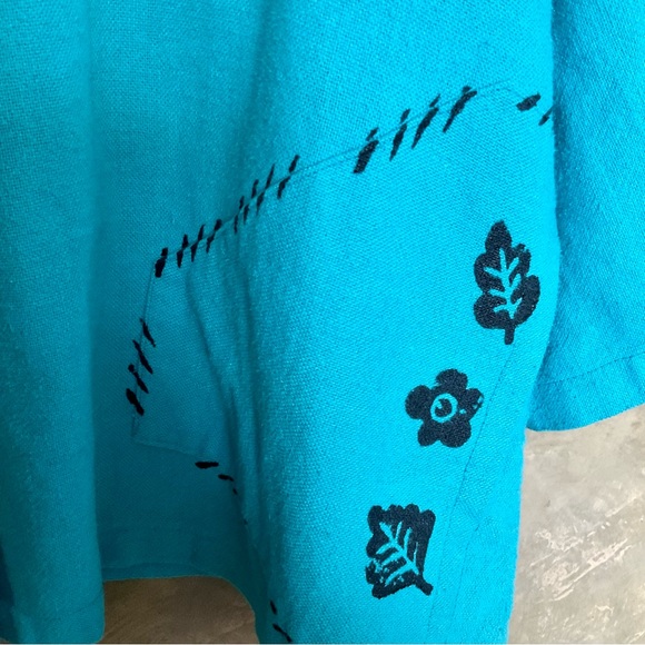 Vintage On The Rocks California Linen Blend Funky Oversized Jacket - Picture 6 of 8